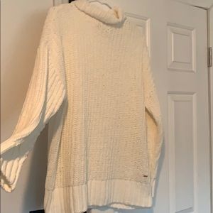 oversized white sweater PINK